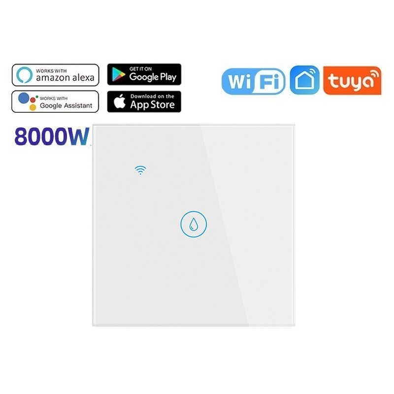 UK EU Standard WIFI Boiler Switch ZigBee Water Heater Switch