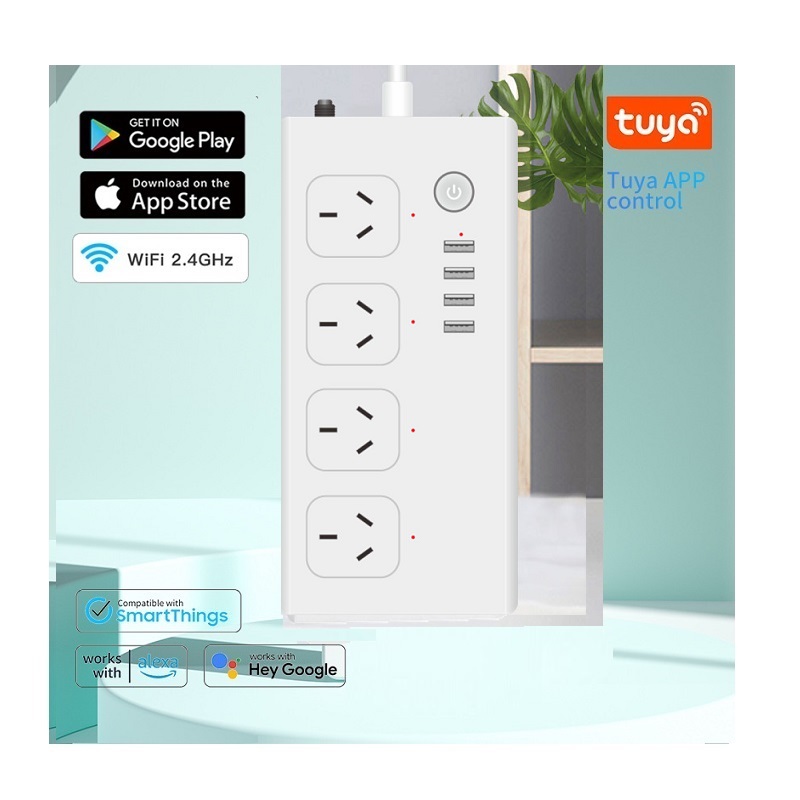 Smart WIFI Brazil Power Strip Zigbee Extension Plug  Smart WIFI AU Power Strip Zigbee Extension Plug
