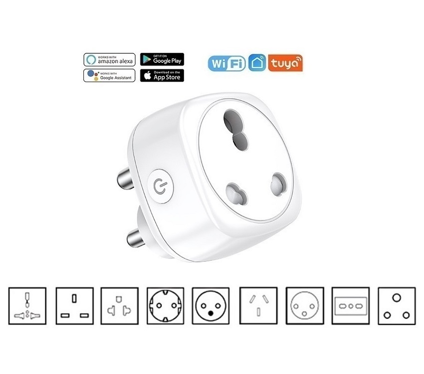 Smart Wifi Zigbee Power Plug 16A Socket with Power Monitoring