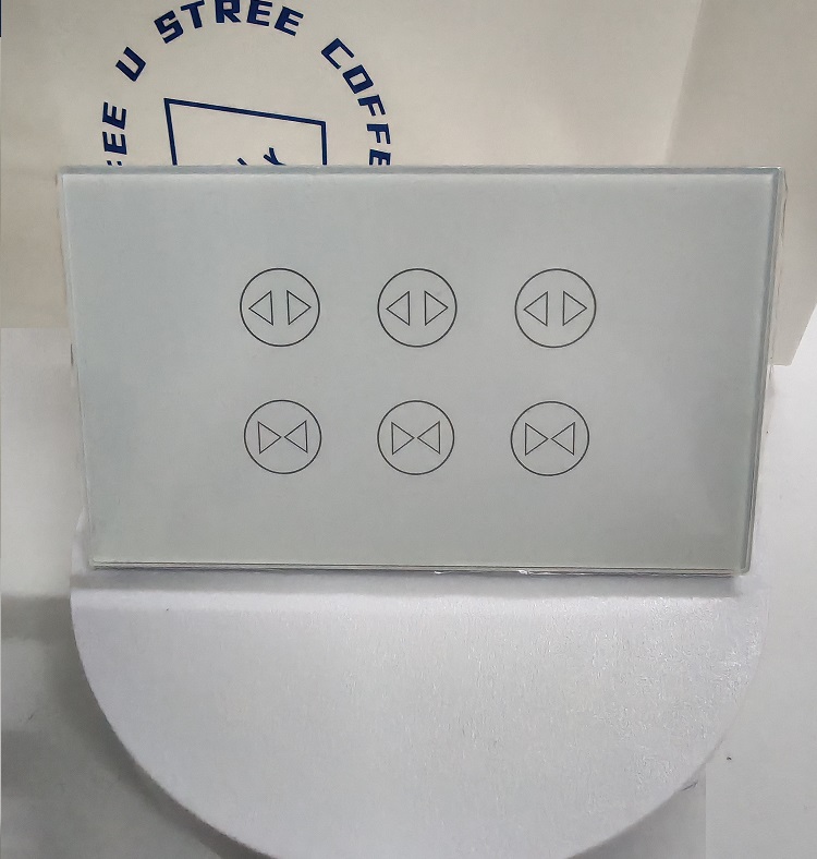 Smart Home Curtain Shutters Switch 1 2 3 Curtain, Smart WIFI Triple Curtain Switch